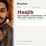 Haajib Name Meaning and Details