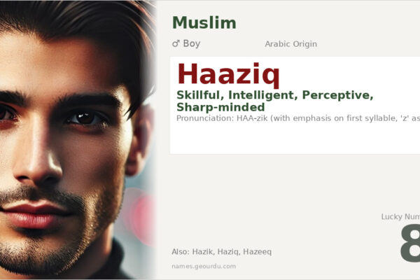 Haaziq Name Meaning — Arabic Origin, Boy Name & Details (2025)