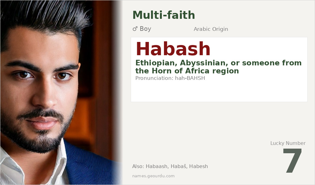 Habash Name Meaning and Details