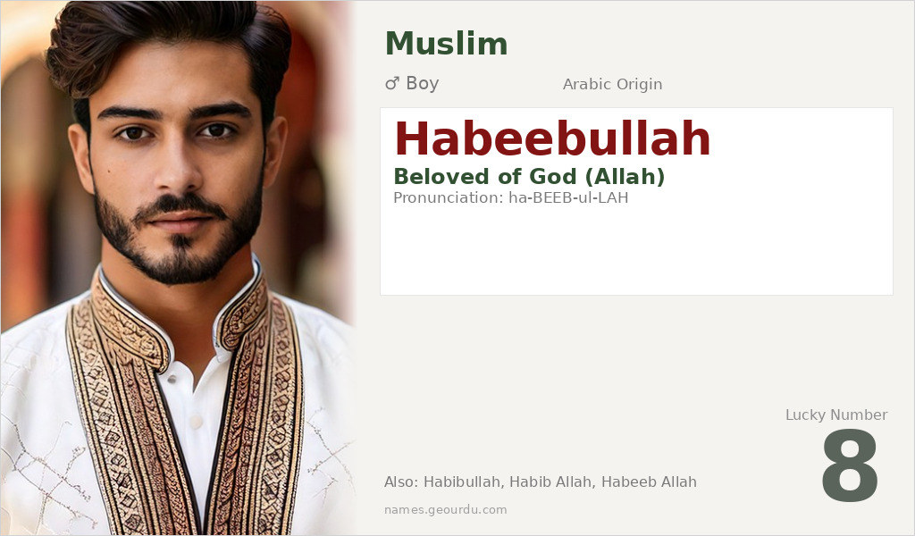 Habeebullah Name Meaning and Details