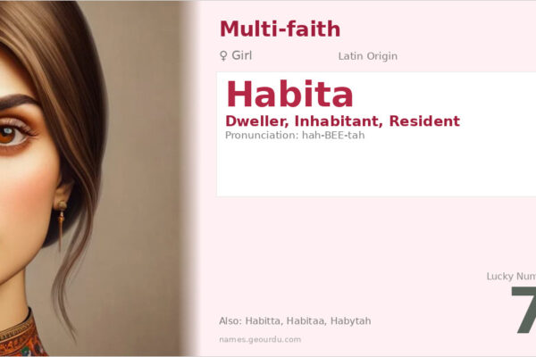 Habita Name Meaning — Latin Origin, Girl Name & Details (2025)