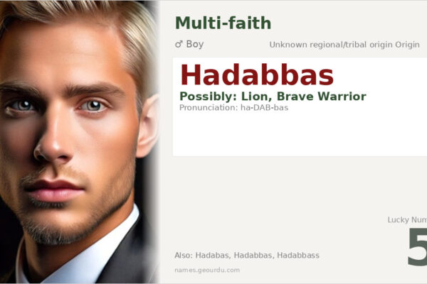 Hadabbas Name Meaning — Origin, Gender & Details (2025)