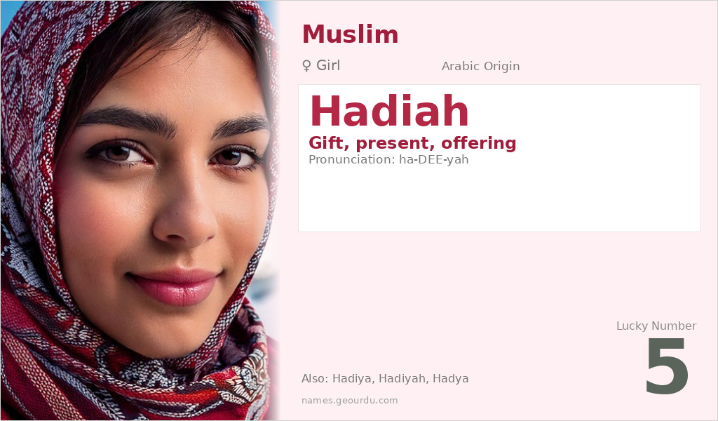 Hadiah Name Meaning and Details