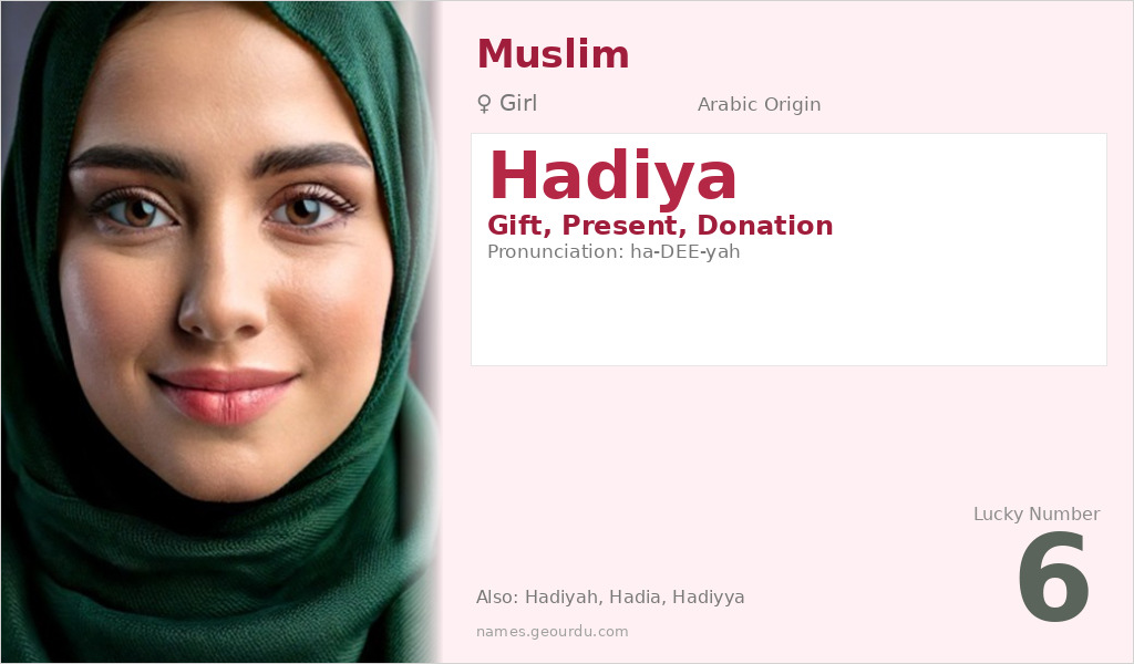 Hadiya Name Meaning and Details