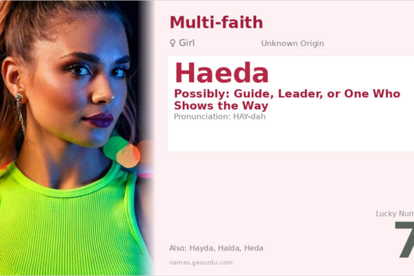 Haeda Name Meaning — Origin, Gender & Details (2025)