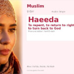 Haeeda Name Meaning and Details