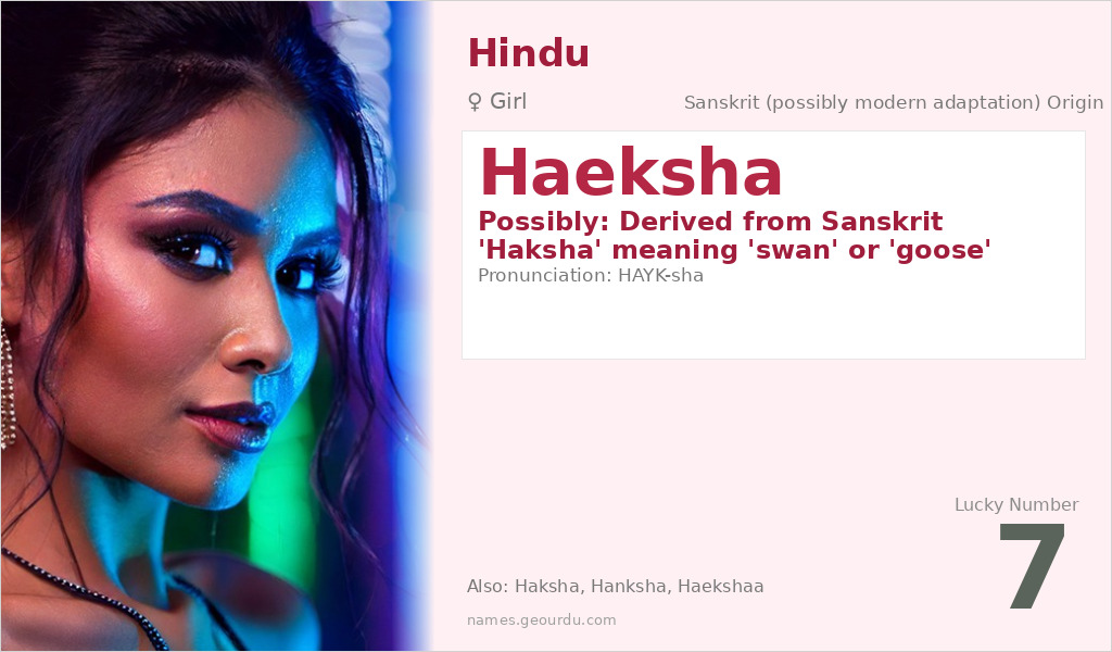 Haeksha Name Meaning and Details