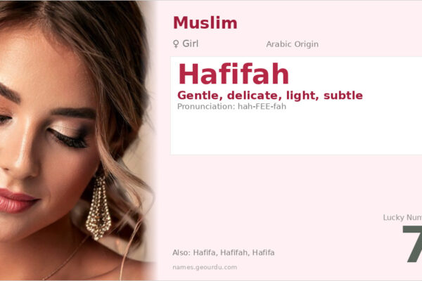 Hafifah Name Meaning — Arabic Origin, Girl Name & Details (2025)