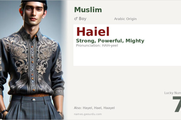 Haiel Name Meaning — Arabic Origin, Boy’s Name & Details (2025)