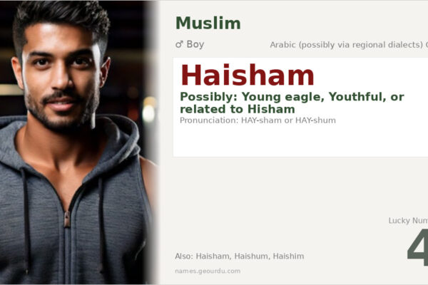 Haisham Name Meaning — Origin, Gender & Details (2025)