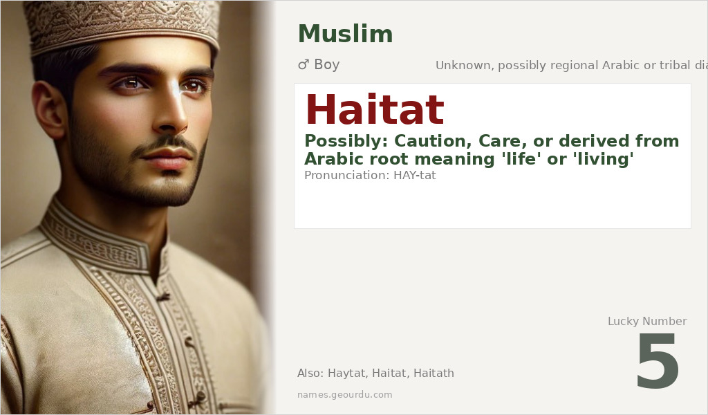 Haitat Name Meaning and Details