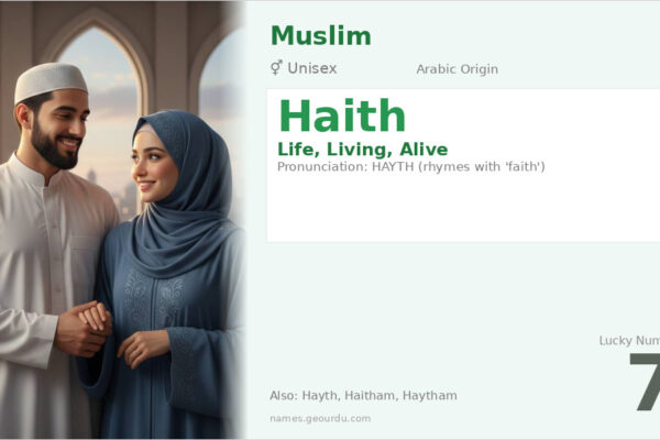 Haith Name Meaning — Arabic Origin, Unisex & Details (2025)