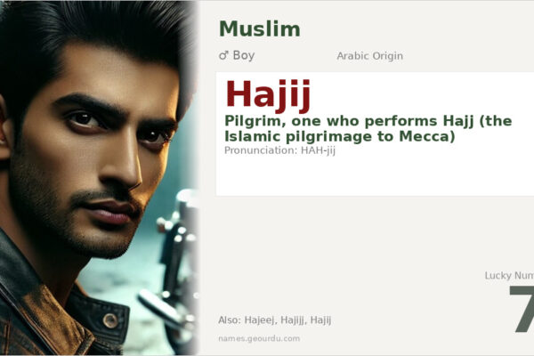 Hajij Name Meaning — Arabic Origin, Pilgrimage & Details (2025)