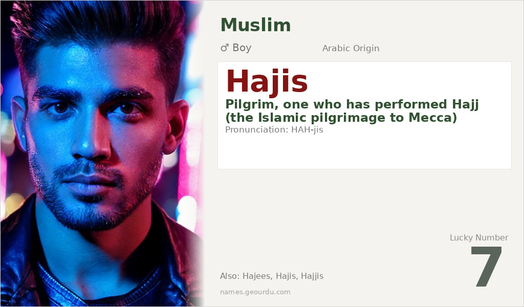 Hajis Name Meaning and Details