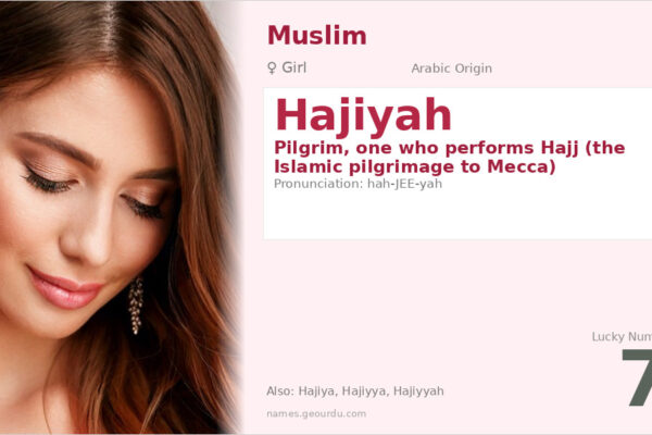 Hajiyah Name Meaning — Arabic Origin, Girl Name & Pilgrimage Significance (2025)