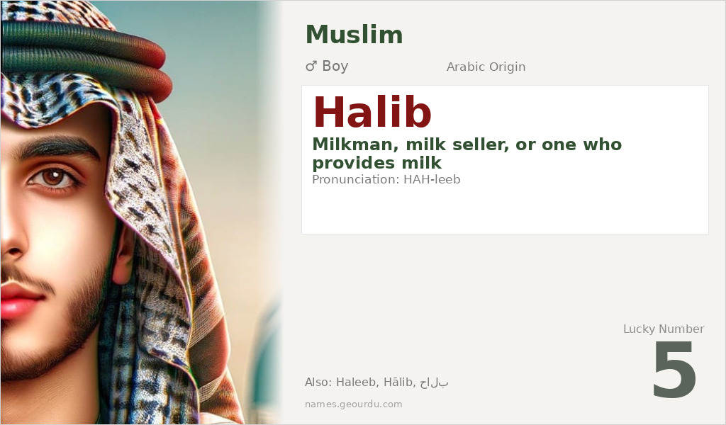 Halib Name Meaning and Details