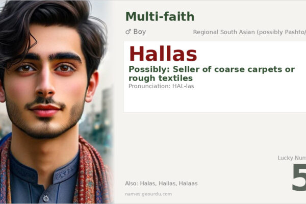 Hallas Name Meaning — Origin, Gender & Details (2025)