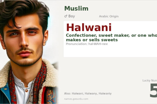 Halwani Meaning — Arabic Origin, Boy Name & Details (2025)