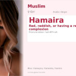 Hamaira Name Meaning and Details