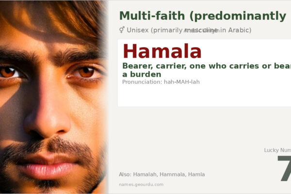 Hamala Name Meaning — Arabic Origin, Gender & Details (2025)