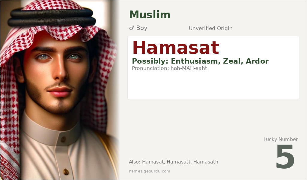 Hamasat Name Meaning and Details