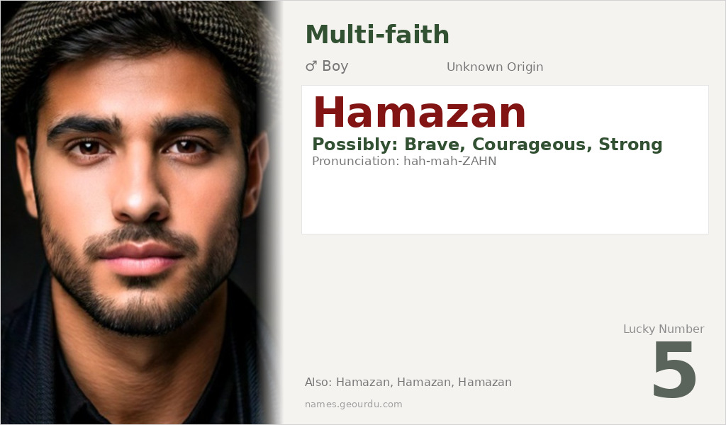 Hamazan Name Meaning and Details
