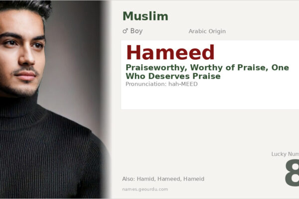 Hameed Name Meaning — Arabic Origin, Boy Name & Details (2025)