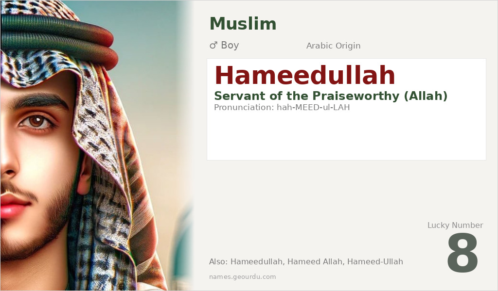 Hameedullah Name Meaning and Details