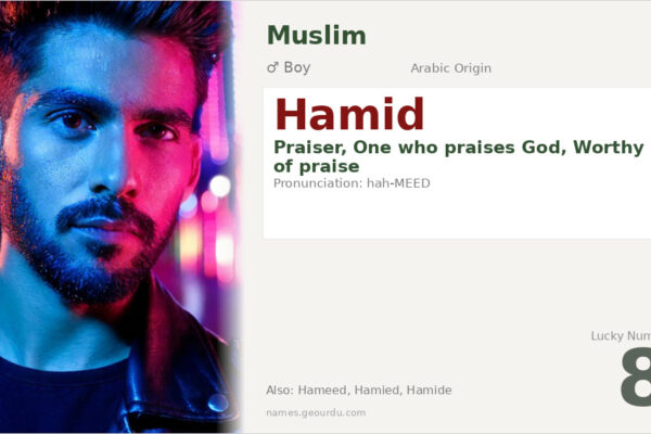 Hamid Name Meaning — Arabic Origin, Boy Name & Islamic Significance (2025)