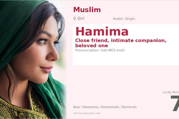 Hamima Meaning — Arabic Origin, Girl Name & Details (2025)