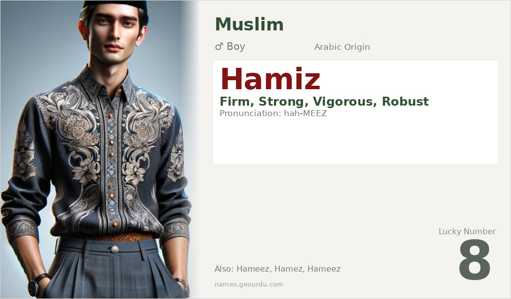 Hamiz Name Meaning and Details