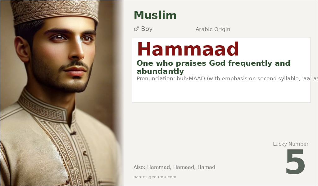 Hammaad Name Meaning and Details