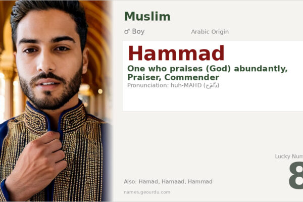 Hammad Name Meaning — Arabic Origin, Boy & Details (2025)