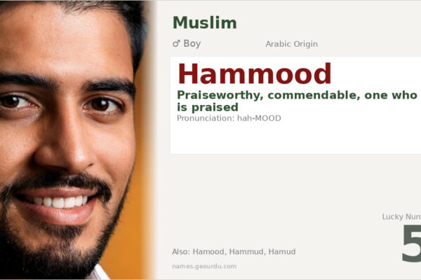 Hammood Name Meaning — Arabic Origin, Boy’s Name & Details (2025)