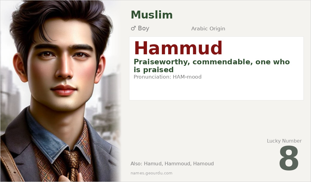 Hammud Name Meaning and Details