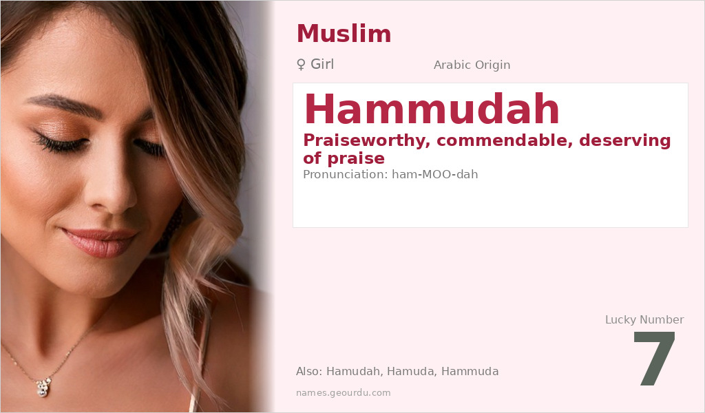 Hammudah Name Meaning and Details
