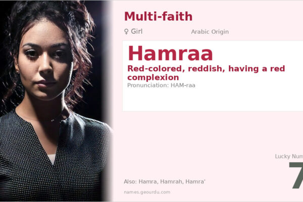 Hamraa Name Meaning — Arabic Origin, Girl Name & Cultural Significance (2025)