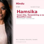 Hamsika Name Meaning and Details