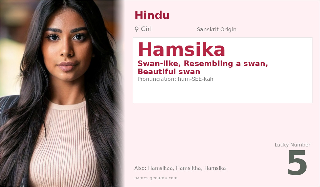 Hamsika Name Meaning and Details