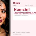 Hamsini Name Meaning and Details