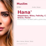 Hana' Name Meaning and Details