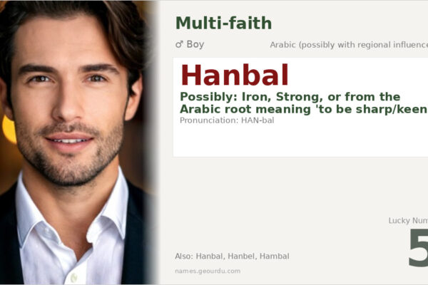 Hanbal Name Meaning — Origin, Gender & Details (2025)