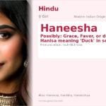 Haneesha Name Meaning and Details