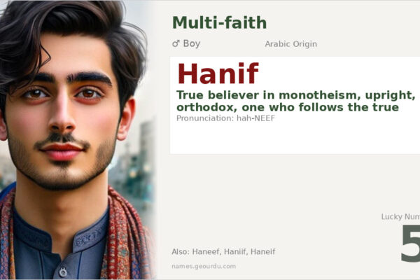 Hanif Name Meaning — Arabic Origin, True Believer & Details (2025)