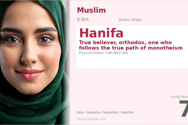 Hanifa Name Meaning — Arabic Origin, Girl Name & Islamic Significance (2025)