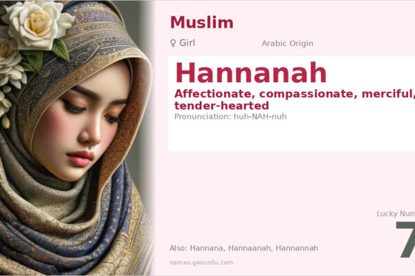 Hannanah Name Meaning — Arabic Origin, Girl’s Name & Details (2025)
