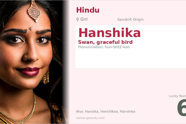 Hanshika Name Meaning — Sanskrit Origin, Girl Name & Details (2025)