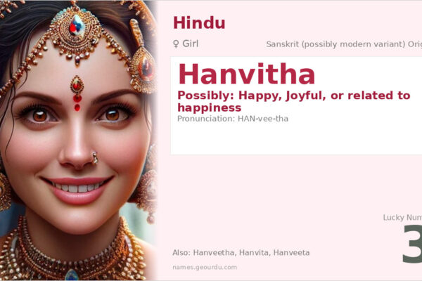 Hanvitha Name Meaning — Origin, Gender & Details (2025)