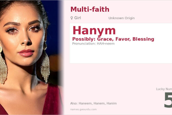 Hanym Name Meaning — Origin, Gender & Details (2025)