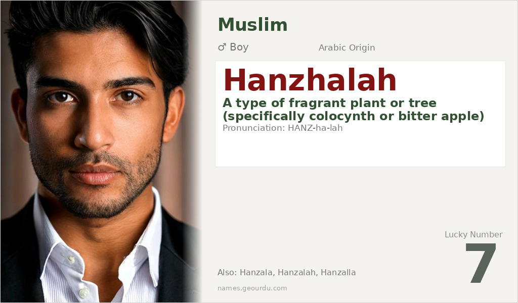Hanzhalah Name Meaning and Details